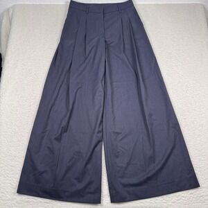 TWP Wide Leg Didi Pleated Wool Trousers Pants